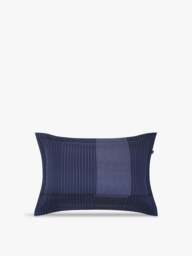 BOSS Home Boss Tennis Oxford Pillowcase in Navy, Cotton, Size Standard