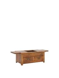 Barker and Stonehouse New Frontier Mango Wood Storage Coffee Table in Brown - thumbnail 3