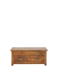 Barker and Stonehouse New Frontier Mango Wood Storage Coffee Table in Brown - thumbnail 2