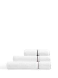 Fenwick at Home Claygate Towel in White/Silver, Cotton, Size Bath - thumbnail 3