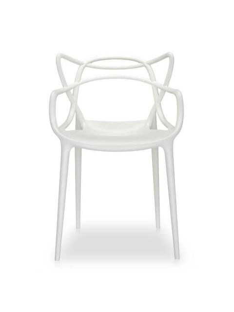 Barker and Stonehouse Masters Sculpted Dining Chair in White