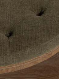 Barker and Stonehouse Downton Fabric Top Coffee Table in Green - thumbnail 2