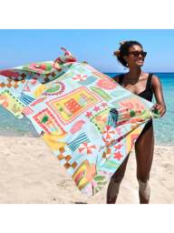 Dock & Bay Beach Towel Large in Wish You Were Here - thumbnail 4