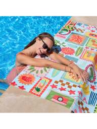 Dock & Bay Beach Towel Large in Wish You Were Here - thumbnail 3