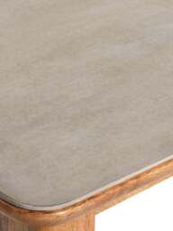 Barker and Stonehouse Burlington Mango Wood Rectangular Dining Table, Seats 6 in Brown, Wood/Metal, Size 165cm - thumbnail 3