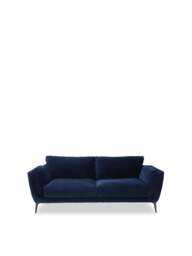 Barker and Stonehouse Boone Velvet 3 Seater Sofa in Grey - thumbnail 5