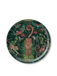 Jamida Bosque Dream Round Tray in Forest, Size 39cm
