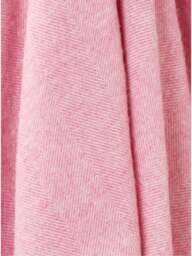 Bronte Herringbone Blanket in Pale Pink, Lambswool - thumbnail 2
