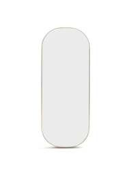 Heal's Fine Edge Mirror Oval in Gold