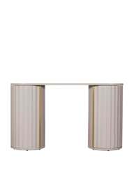 Barker and Stonehouse Lucia Dressing Table in White Mahogany - thumbnail 3