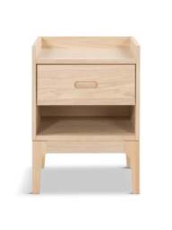 Heal's Morten Bedside Table Oak in Brown, Size 40x35x55