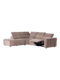 Barker and Stonehouse Rochester Corner Sofa in Neutral, Wood/Metal - thumbnail 3