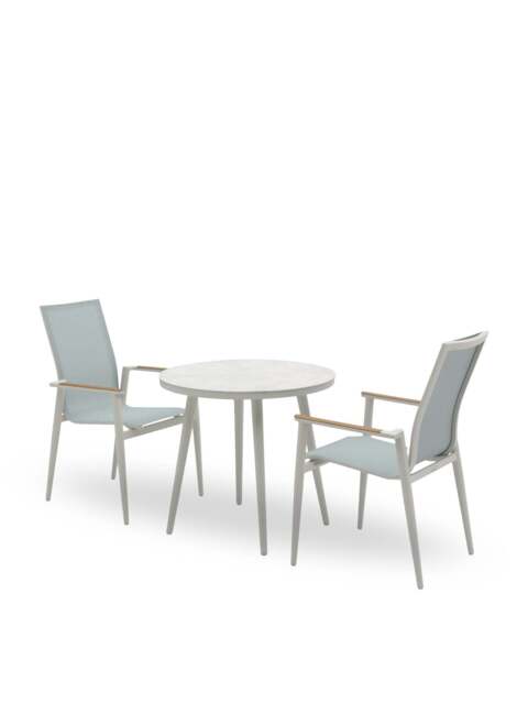 Bramblecrest Sofia Garden Bistro Set in blue - image 1