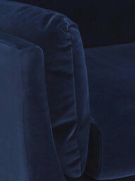 Barker and Stonehouse Boone 3 Seater Sofa Blue - thumbnail 2