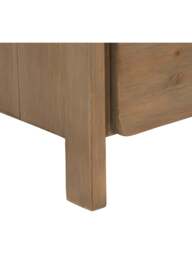 Barker and Stonehouse Tosca Reclaimed Wood 2 Drawer Bedside Cabinet Brown - thumbnail 7