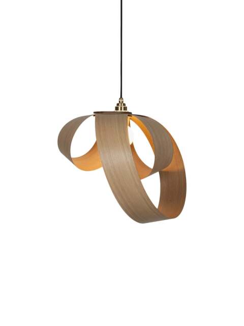 Tom Raffield Verso Pendant in Oak - image 1