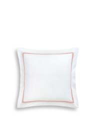 Yves Delorme Duo Oxford Pillowcase in Orange, Cotton, Size Square - thumbnail 1