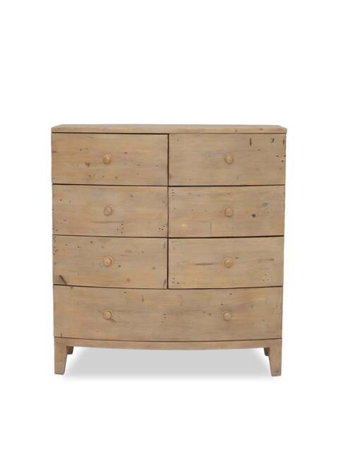 Barker and Stonehouse Lewes Reclaimed Wood 7 Drawer Chest in Brown - image 1