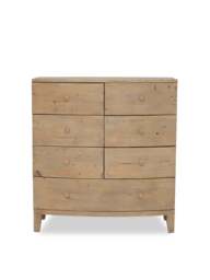 Barker and Stonehouse Lewes Reclaimed Wood 7 Drawer Chest in Brown - thumbnail 1