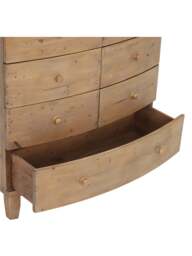 Barker and Stonehouse Lewes Reclaimed Wood 7 Drawer Chest in Brown - thumbnail 3