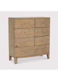 Barker and Stonehouse Lewes Reclaimed Wood 7 Drawer Chest in Brown - thumbnail 2