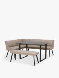 Barker and Stonehouse Belize Right Hand Corner Dining Set in Taupe - thumbnail 1