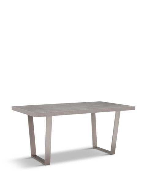 Barker and Stonehouse Halmstad Concrete Effect Dining Table, Seats 4 in Grey, Size 135cm - image 1