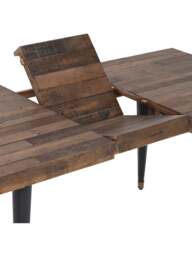 Barker and Stonehouse Modi Reclaimed Wood Dining Bench in Brown, Size 140cm - thumbnail 2