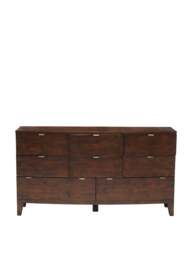 Barker and Stonehouse Navajos Reclaimed 8 Drawer Dresser Cabinet in Reclaimed Wood/Chestnut Finish - thumbnail 3