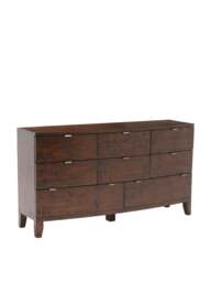 Barker and Stonehouse Navajos Reclaimed 8 Drawer Dresser Cabinet in Reclaimed Wood/Chestnut Finish - thumbnail 2