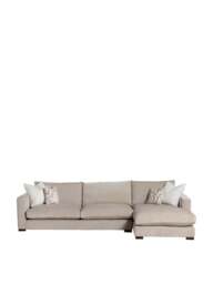 Barker and Stonehouse Fontella Large Right Hand Facing Chaise in Neutral - thumbnail 2