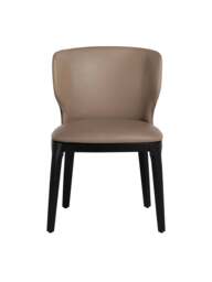Barker and Stonehouse Skagen Dining Chair in Brown, Faux Leather - thumbnail 2