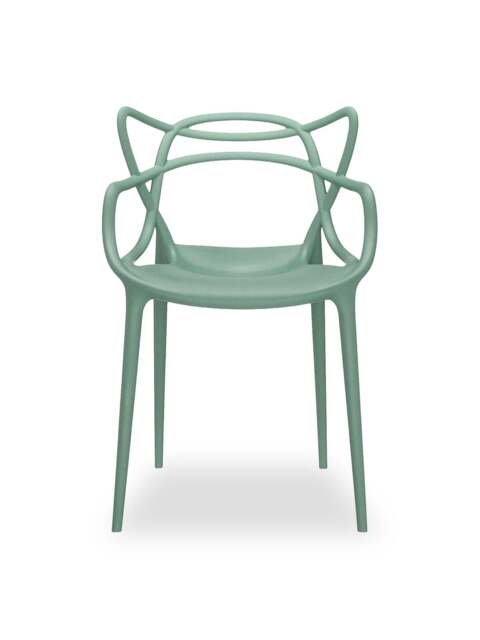 Barker and Stonehouse Masters Sculpted Dining Chair Sage in Green