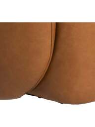 Barker and Stonehouse Gardin Swivel Chair in Brown, Leather - thumbnail 5