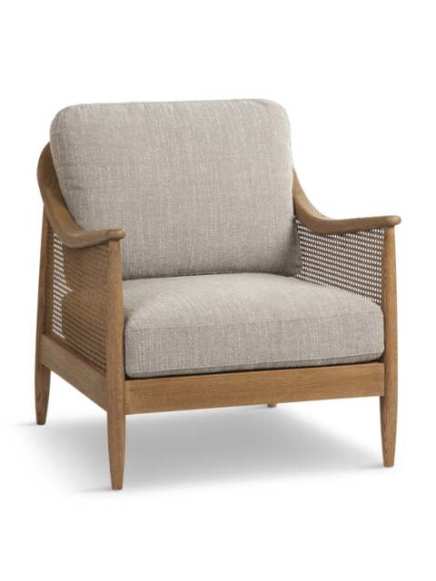 Barker and Stonehouse Yardley Fabric Armchair in Grey - image 1