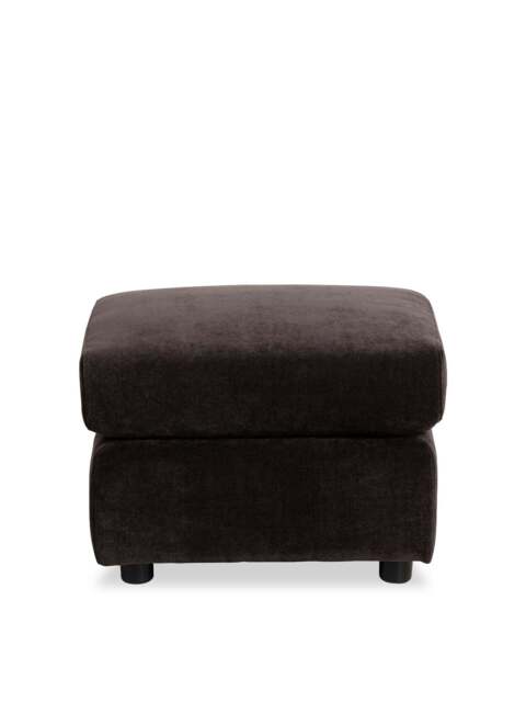 Barker and Stonehouse Montgomery Fabric Footstool in Brown - image 1
