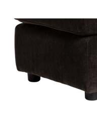 Barker and Stonehouse Montgomery Fabric Footstool in Brown - thumbnail 4