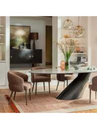 Barker and Stonehouse Halcyon Dining Table in White - thumbnail 4