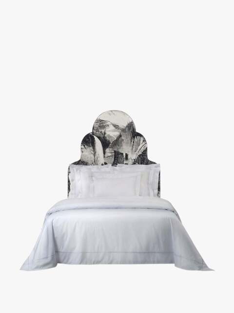 Yves Delorme Athena Duvet Cover Collection White in Blanc, Cotton, Size Super King