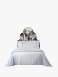 Yves Delorme Athena Duvet Cover Collection White in Blanc, Cotton, Size Super King - thumbnail 1