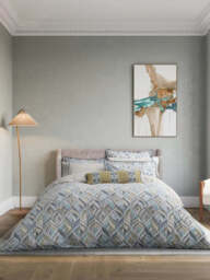 Bedeck of Belfast Rayanne 200 Thread Count Duvet Cover Set, Cotton - thumbnail 1