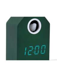 Present Time Cuckoo Led Alarm Clock in Brilliant Orange - thumbnail 3