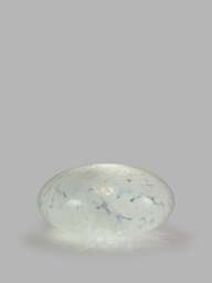 Heal's Speckled Table Lamp in White, Glass, Size 12.5x25x25 - thumbnail 2