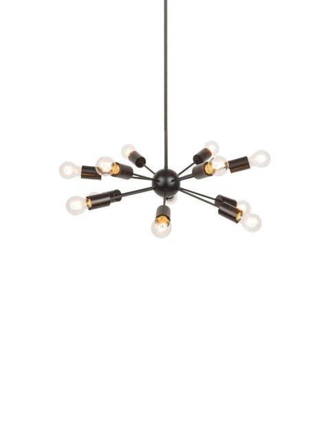 Heal's Mega Junction Chandelier 12 Arm in Black