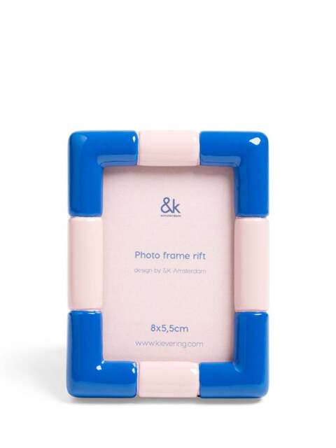 &Klevering Photo Frame Rift Blue in Burgundy - image 1