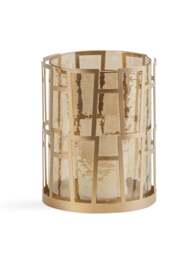 Libra Interiors Laurent Hurricane Gold in Champagne Gold