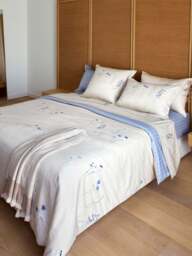 BOSS Home Azuremis Pillowcase Multi, Cotton, Size Standard