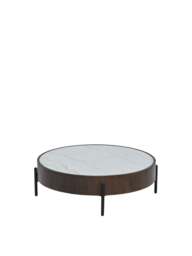 Barker and Stonehouse Orlando Large Coffee Table, Marble in White - thumbnail 5