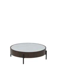Barker and Stonehouse Orlando Large Coffee Table, Marble in White - thumbnail 2