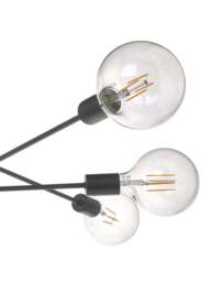 Dar Lighting Alana 6 Light Pendant in Black - thumbnail 3